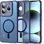 Grabist Magnetic case for Redmi Note 14 4G, Full Camera Protection with lens, Compatible with magnetic stand, Translucent Matte, Shockproof Case For Redmi Note 14 4G (Blue)
