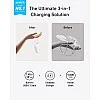 Anker Power Bank USB C Charger Block, 3-in-1 5,000mAh Portable Charger with Built-in USB-C Cable and Foldable AC Plug, 30W Max Compact Battery Pack, for iPhone 15 Series, Galaxy, MacBook and More