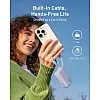 Anker Power Bank USB C Charger Block, 3-in-1 5,000mAh Portable Charger with Built-in USB-C Cable and Foldable AC Plug, 30W Max Compact Battery Pack, for iPhone 15 Series, Galaxy, MacBook and More