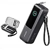 Anker Zolo Power Bank (25K, 165W, Built-In USB-C and Retractable Cable) High-Speed Portable Charger, 1 USB-C, 1 US B-A, Battery Pack for iPhone 17/16/1 | Galaxy S25 S26, MacBook (Case Cover Included)
