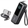Anker Zolo Power Bank (25K, 165W, Built-In USB-C and Retractable Cable) High-Speed Portable Charger, 1 USB-C, 1 US B-A, Battery Pack for iPhone 17/16/1 | Galaxy S25 S26, MacBook (Case Cover Included)