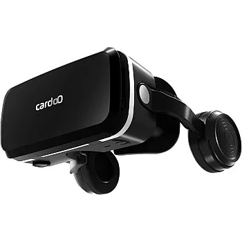 CardoO VR Box Pro – Wired VR Headset with Lightning Cable | Immersive VR Glasses with 360° Panoramic View | Built-in Wired Headphones