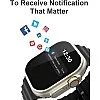 ADHOMAX New T800 Ultra2 Smart Watch Elegant Design 1.99", NFC, Fitness Tracker, Heart Rate, Oxygen Monitor, Calls, Wireless Charging | IOS and android for men, women (White Strap)