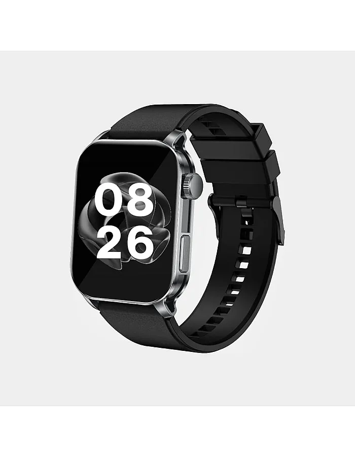 CardoO Smart Watch X Apex – 2.01” AMOLED Display, Bluetooth Calling, Fitness & Health Tracker, 100+ Sports Modes, Heart & SpO2 Monitor, IP68 Waterproof – Compatible with Android & iOS - Black