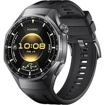 HUAWEI WATCH GT 6 Pro Smart Watch, 46mm, upto 21 days battery life, GPS Smart Watches with 100+ Sports Mode, Cycling, iOS & Android Compatible, ECG Analysis, Health Monitoring, Black