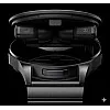Haino Teko 12 Waterproof Smart Watch with Built-in Wireless Earbuds, Large AMOLED Display, 3 Pairs of Straps and Charging Cable Designed for Men - Black