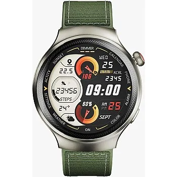 Itel Smartwatch Edge R1 Pro (ISW-O43) designed for fitness enthusiasts, professionals, and adventurers. 1.43-inch AMOLED HD display, 466x466 resolution, IP68,12 Months Warranty, Shine Gold