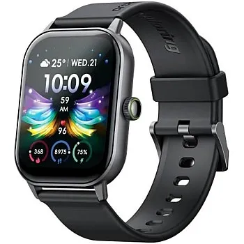 Oraimo OSW-805 Watch 5 Smart Watch with 2.01 inch HD Panda Glass Screen and 1ATM Water Resistance-Black
