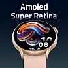 cardoO Smart Watch X Orbit, Round 1.6” AMOLED Display, Bluetooth Calling, Fitness & Health Tracker with Heart, Sleep & SpO2 Monitoring, 100+ Sports Modes – Waterproof, iOS & Android Compatible -Gold