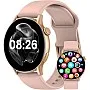 cardoO Smart Watch X Orbit, Round 1.6” AMOLED Display, Bluetooth Calling, Fitness & Health Tracker with Heart, Sleep & SpO2 Monitoring, 100+ Sports Modes – Waterproof, iOS & Android Compatible -Gold