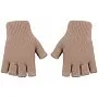 1 Pair Women Gloves Half Finger Gloves Elegant Plush Thick Warm Anti-cold Gloves