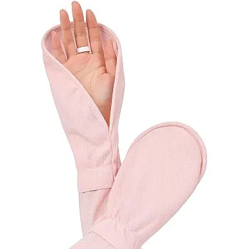 AmazingEGP | Women's Fingerless UV Protection Driving Gloves, White and Gray, Polyester, 24x10cm, Breathable Lightweight Anti-Slip