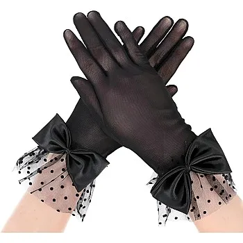 Bridal Lace Gloves - Stunning Lace Wedding Gloves for Brides, Ideal for Enhancing Your Elegant Look on Your Special Day.