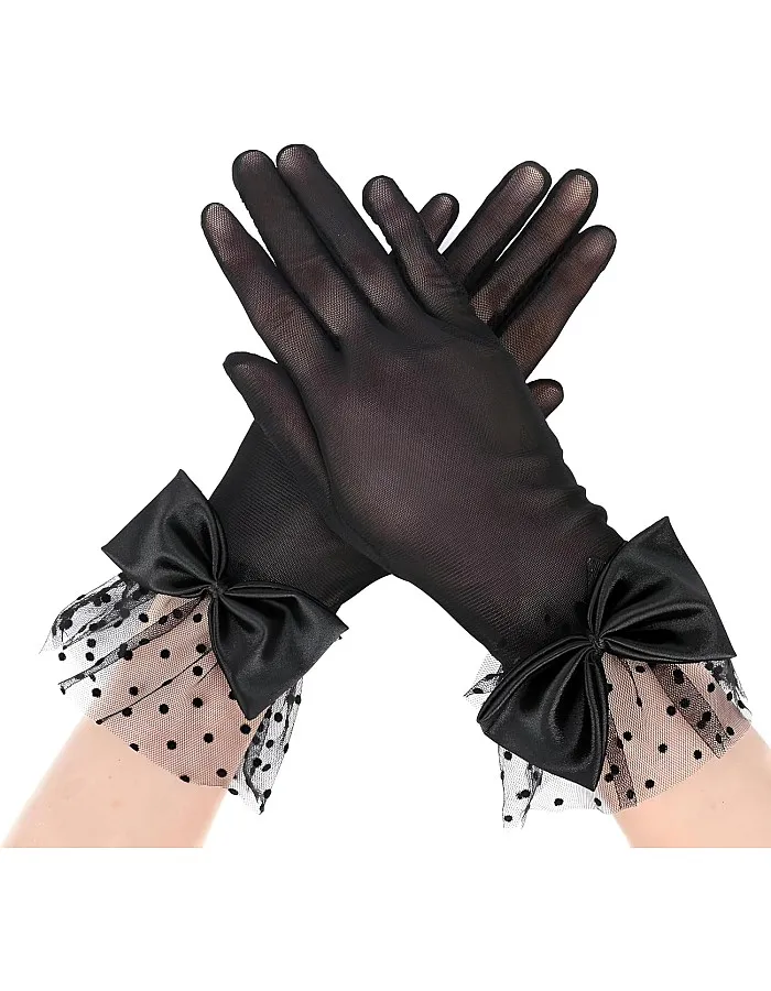 Bridal Lace Gloves - Stunning Lace Wedding Gloves for Brides, Ideal for Enhancing Your Elegant Look on Your Special Day.