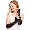 THE PACK Pair Winter Fingerless Long Knit Gloves Thumb Piercing Arm Warmer Gloves for Women Girls