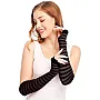 THE PACK Pair Winter Fingerless Long Knit Gloves Thumb Piercing Arm Warmer Gloves for Women Girls