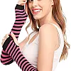 THE PACK Pair Winter Fingerless Long Knit Gloves Thumb Piercing Arm Warmer Gloves for Women Girls