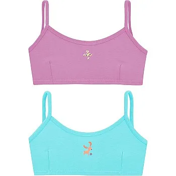 Charmaine Girls Crop Top Comfort Bra (pack of 2)