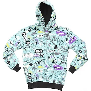 Andora girls Printed Cotton Hoodie 36W24G30301 Sweatshirt (pack of 1)