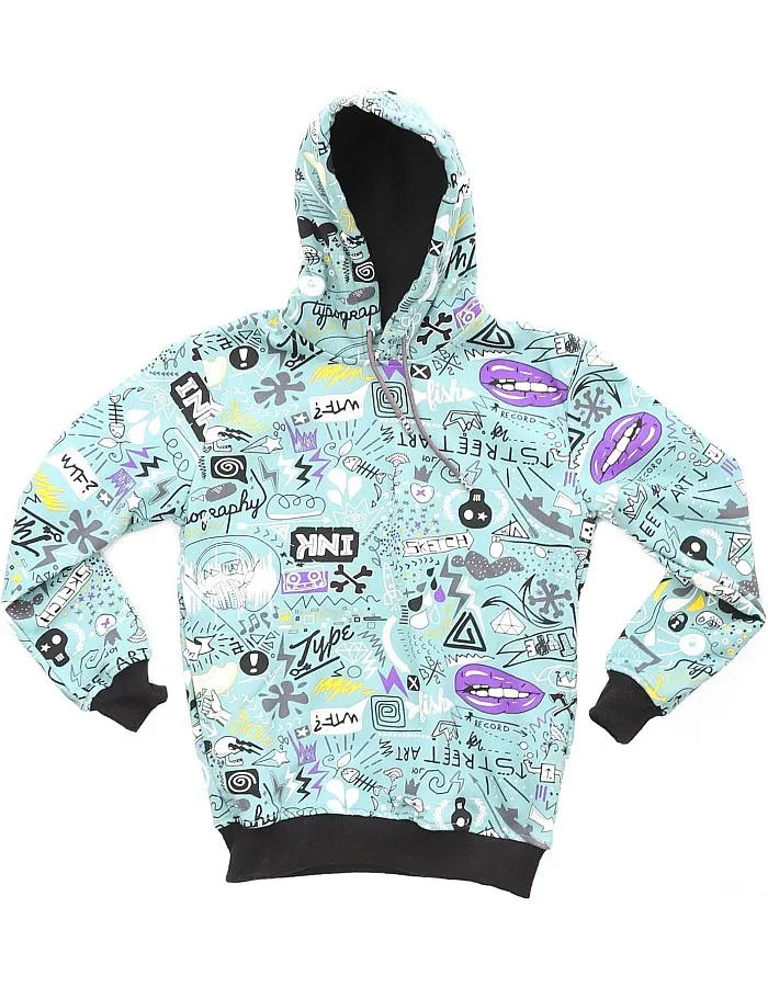 Andora girls Printed Cotton Hoodie 36W24G30301 Sweatshirt (pack of 1)
