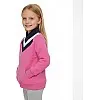 Girls Girls' velvet half-neck hoodie Girls' velvet half-neck hoodie
