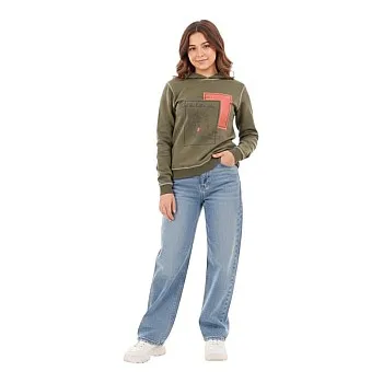MOCHI Girl's Vivid Edge Limited Edition Printed Streetwear Hoodie
