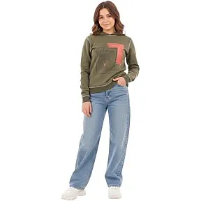 MOCHI Girl's Vivid Edge Limited Edition Printed Streetwear Hoodie