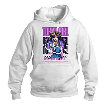 kawaii anime girl cute hoodie white15
