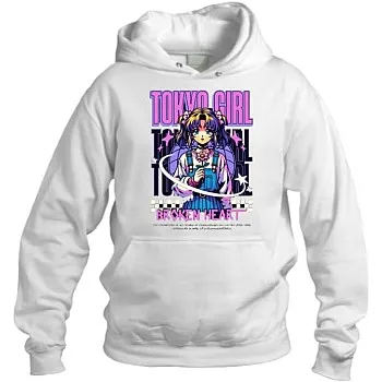 kawaii anime girl cute hoodie white15