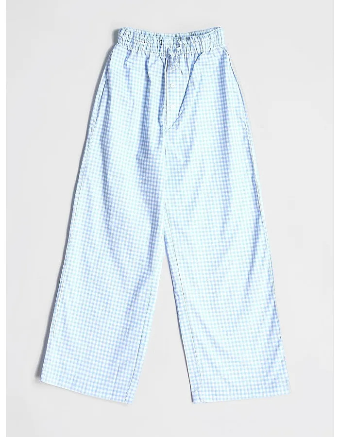 LC WAIKIKI Elasticated Waist Plaid Girls' Trousers