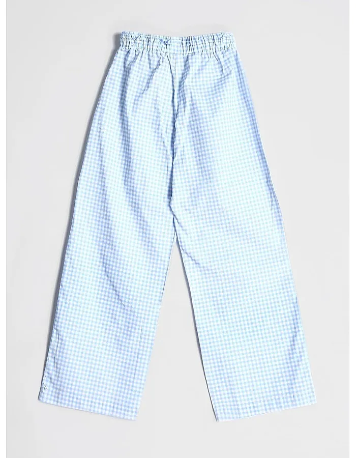 LC WAIKIKI Elasticated Waist Plaid Girls' Trousers