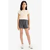 DeFacto Girl Short Casual Knitted Bottom Short E0729A8,Anthra 8/9 Y