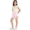 DeFacto Mädchen Shorts mit elastischem Bund bedruckt, rosa rose, 8/9 Yıl