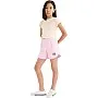 DeFacto Mädchen Shorts mit elastischem Bund bedruckt, rosa rose, 8/9 Yıl