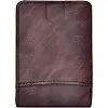 Premium Card Wallet - Forever Sunshine’s minimalist leather design offers durability, thin profile, and a range of stylish colors. (Dark brown)