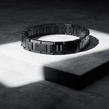 316L Stainless Steel Bracelet for Men Waterproof and Rustproof - Adjustable Luxury Magnetic Design - Suitable for Gifts and Occasions