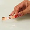 Pure Copper Wristband - Simple Stainless Steel Bracelet for Men and Women, Fashion Style