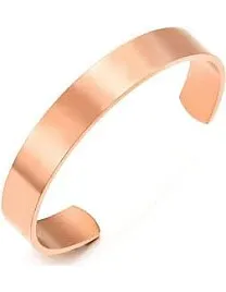 Pure Copper Wristband - Simple Stainless Steel Bracelet for Men and Women, Fashion Style