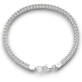 Silver Braided Bracelet for Men Fashion Stylish Design with Secure Lock Daily Accessory
