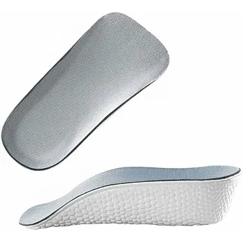 Height Increase Shoe Inserts Heel Pain Relief EVA Heel Cushion Medical Hidden Height Lifting Orthopedic Fork Foot Fatigue Relief Long Lasting Comfortable Heel Pads (Gray, 3.5cm)