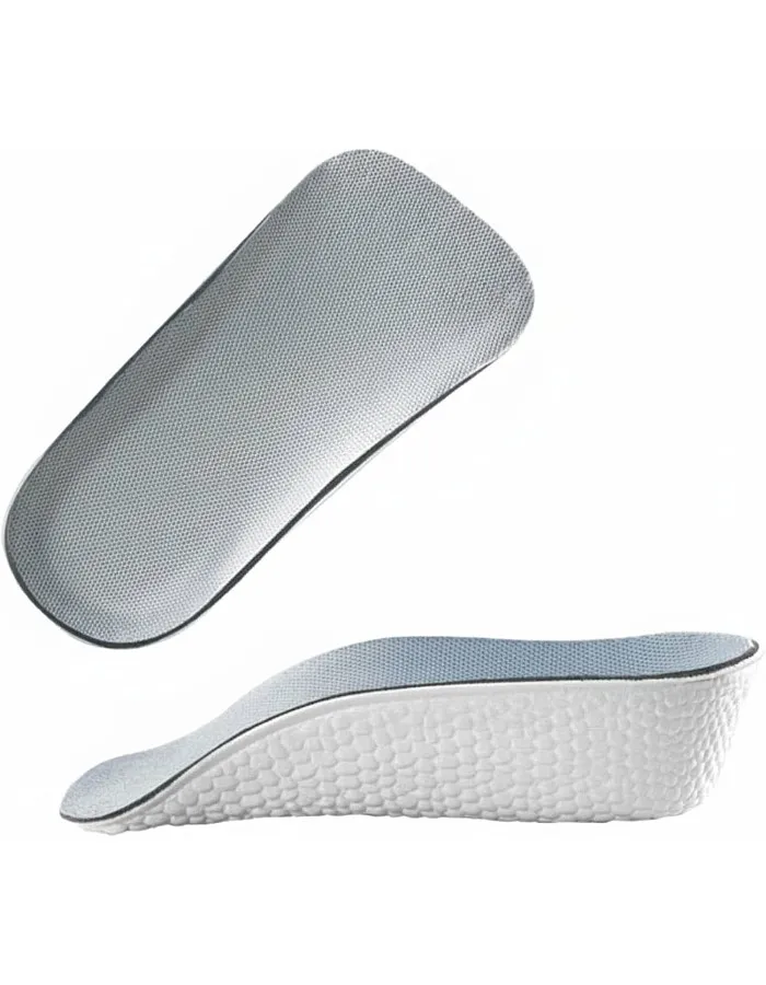Height Increase Shoe Inserts Heel Pain Relief EVA Heel Cushion Medical Hidden Height Lifting Orthopedic Fork Foot Fatigue Relief Long Lasting Comfortable Heel Pads (Gray, 3.5cm)