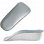 Height Increase Shoe Inserts Heel Pain Relief EVA Heel Cushion Medical Hidden Height Lifting Orthopedic Fork Foot Fatigue Relief Long Lasting Comfortable Heel Pads (Gray, 3.5cm)