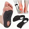 fashion mania 1 Pair Orthotic Insoles For Flat Feet, O-Shaped Legs, And Plantar Fasciitis - Unisex Arch Support Shoe Inserts (L(40-45))