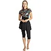3 Piece Tankini Set - Skirt - Leggings