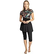 3 Piece Tankini Set - Skirt - Leggings