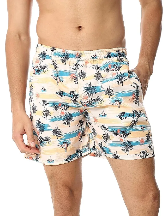 Andora Mens Short Swimsuit with Drawstrings Board Shorts