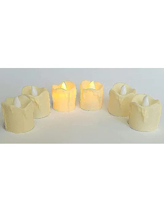 Generic LED Battery Operated Candle - 6 Pieces - 4cm