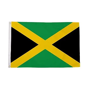 Flagmax Jamaica Flag 5ft x 3ft (90cm x 150cm)