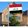 Iraq Flag,Big 3x5 FT Iraqi Flag,36x60 Inch Large Digitial Double-Printed Durable 75D Thick Polyester Decorations with 2 Brass Grommet