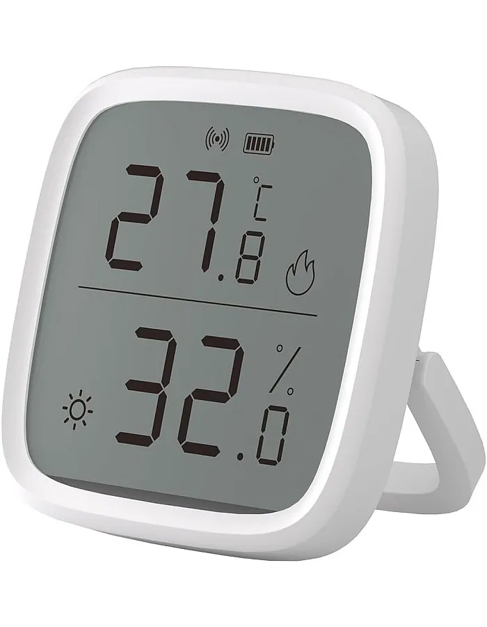 مستشعر درجة الحرارة والرطوبة بشاشة LCD من سونوف، مقياس حرارة لاسلكي SNZB-02D، متوافق مع بوابات بروتوكول زيجبي 3.0، يعمل مع اليكسا / جوجل هوم